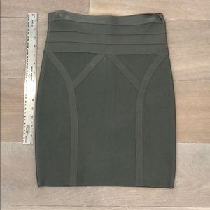 BEBE green skirt bondage w free top